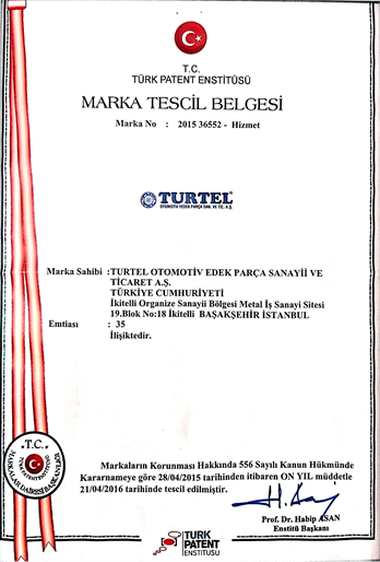 Marka Tescil Belgemiz